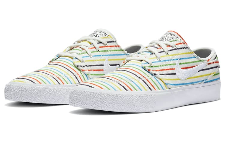 Nike Sb Zoom Stefan Janoski Canvas Multi Color Pinstripes 4