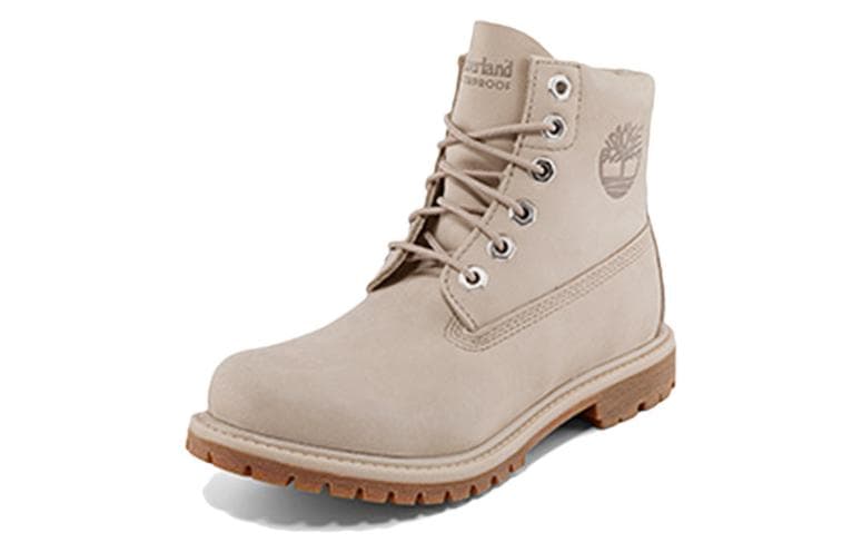 Timberland Nellie 6 Inch Waterproof Boots 'Light Taupe Nubuck' Women's 3