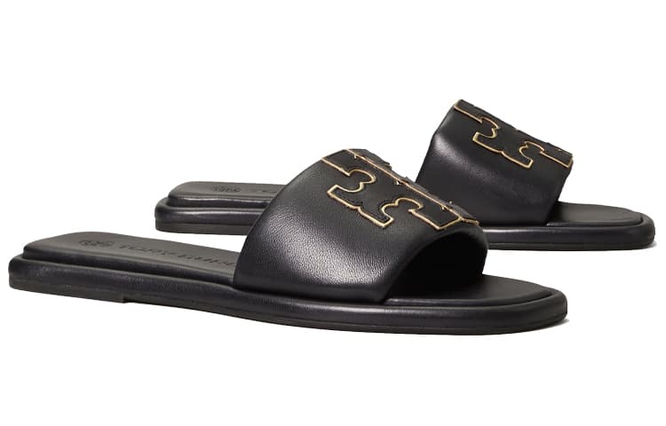 TORY BURCH Double T Patch Sport Slides 5