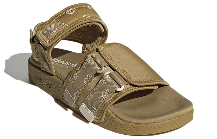 Adidas Originals Adilette Sandal 4.0 'Khaki' 6