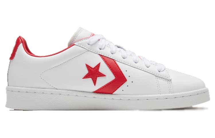 Converse Pro Leather Ox White Red 4