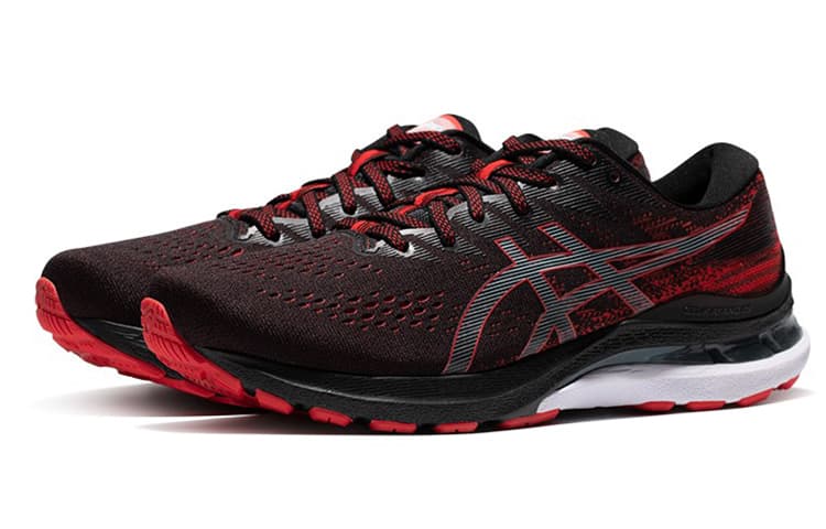 Asics Gel Kayano 28 Black Electric Red White 3
