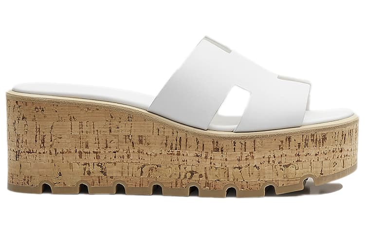 HERMES Eze 30 Sandal White 4