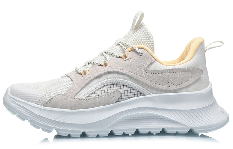 LINING CF Tracing Casual Shoes Women's Low-Top Pearl White