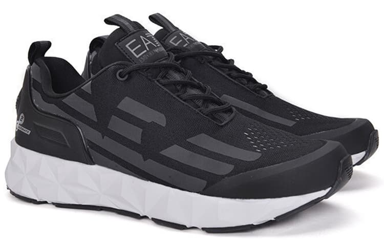 EMPORIO ARMANI Casual Shoes Men Low-Top White Black 3