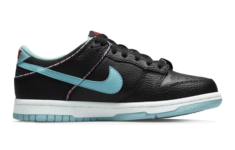 Nike Dunk Low SE Barber Shop Black GS 3