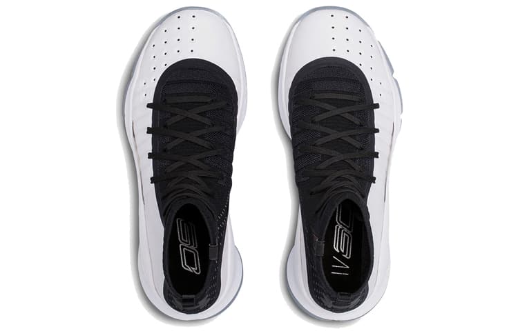 Under Armour Curry 4 White Black 5