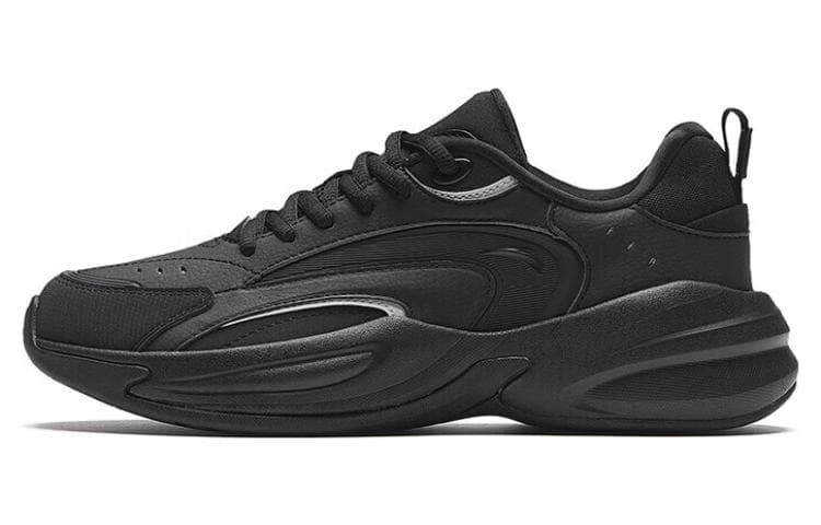 Anta ACE Wear-Resistant Low-Top Chunky Sneakers Women's Black