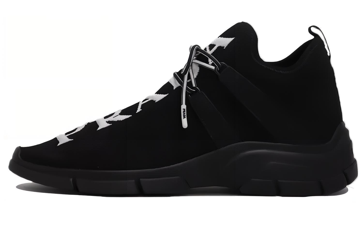 PRADA Cushioning Anti-Slip And Wear-Resistant Low-Top Sports Casual Shoes Men's Black