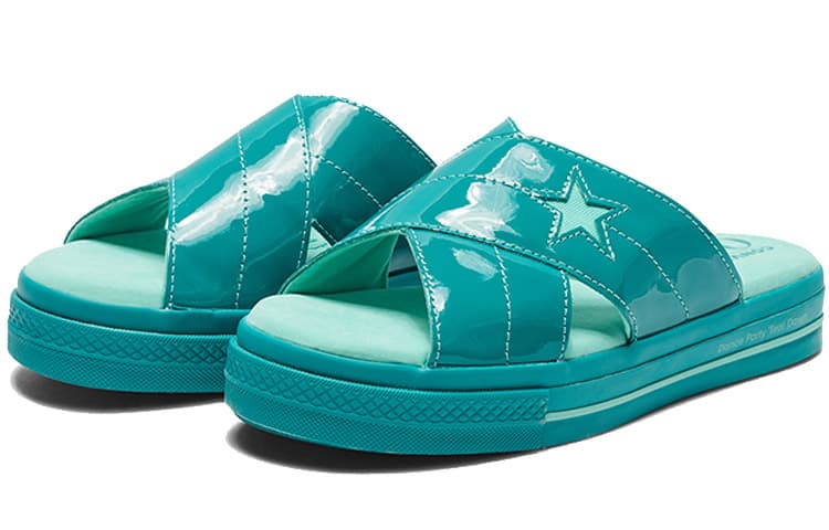 Converse Opi X Converse Women's One Star Sandal 'Dance Party   Teal Dawn' Women's 6