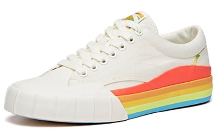 ANTA Life Collection Skateboard Shoes Women's Low-Top White 5