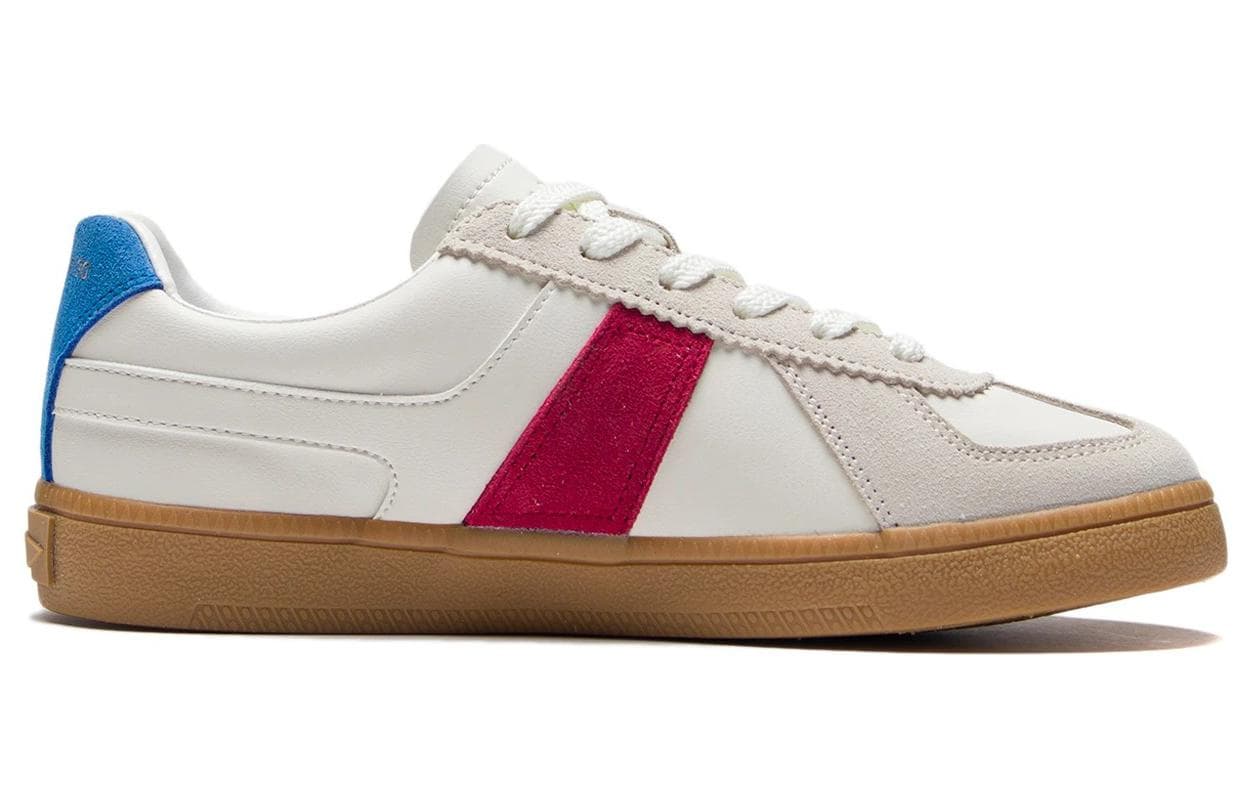 LiNing Yunchuan Low-Top Skateboard Shoes Women's White Red 3