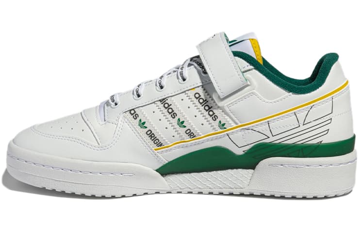 Adidas Originals Forum Low Shoes 'White Green'