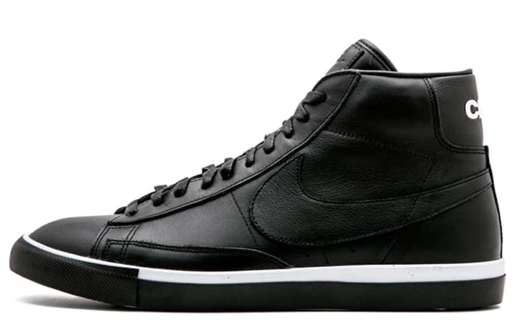 Nike Blazer High Comme Des Garcons Black White