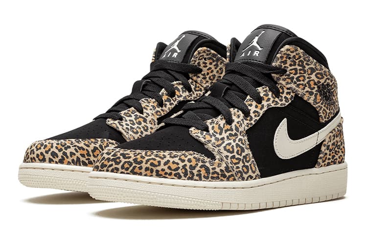 Jordan 1 Mid SE Leopard GS 6