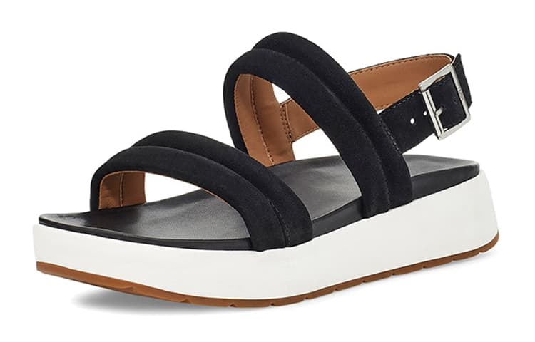 UGG Lynnden Outdoor Casual Open Toe Sports Sandals Black Women's 5
