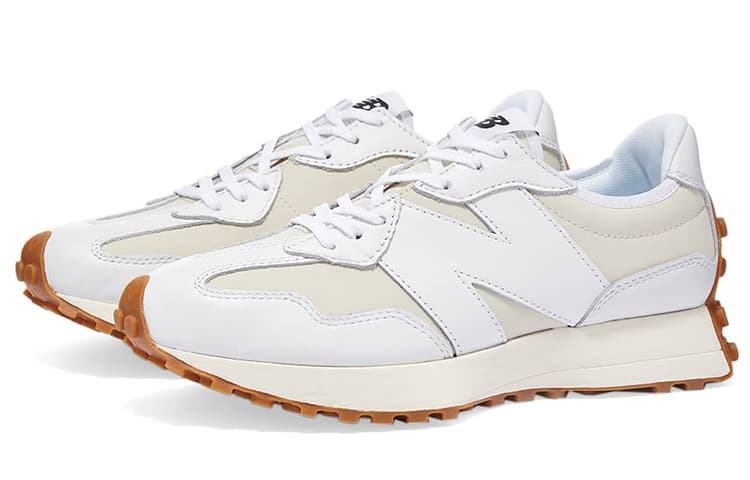 New Balance 327 White Moonbeam Gum Women's 6