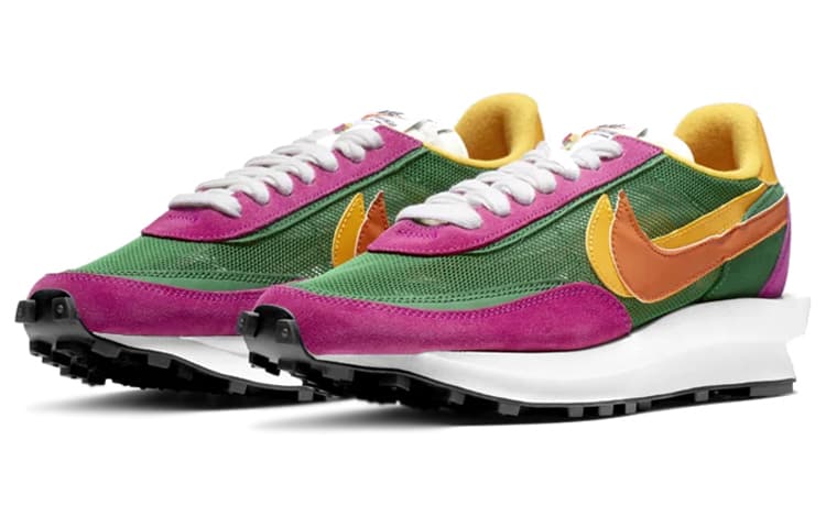 Sacai X Nike Waffle Pine Green 5