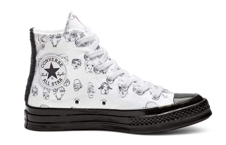 Chuck 70 Shrimps X Women's Converse High 'White Black' 4