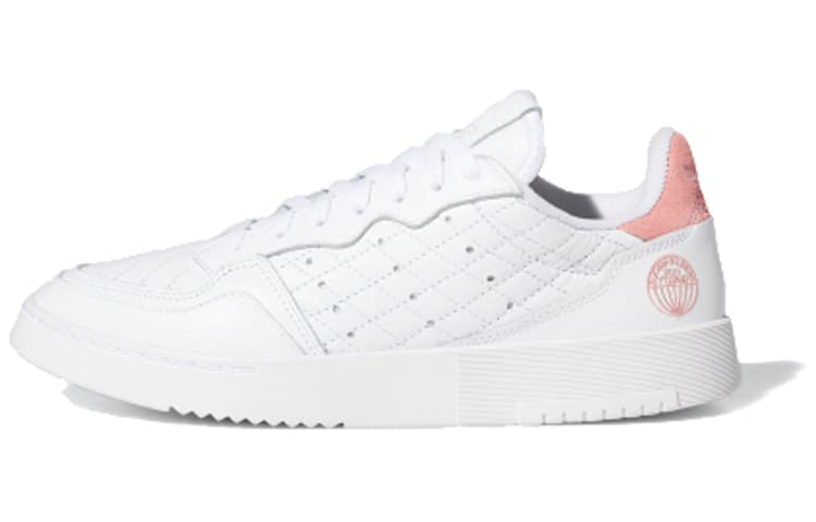 Adidas Originals Supercourt White Glow Pink Women's 2