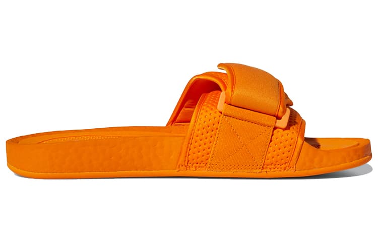 Adidas Originals Boost Slide Pharrell Bright Orange 4