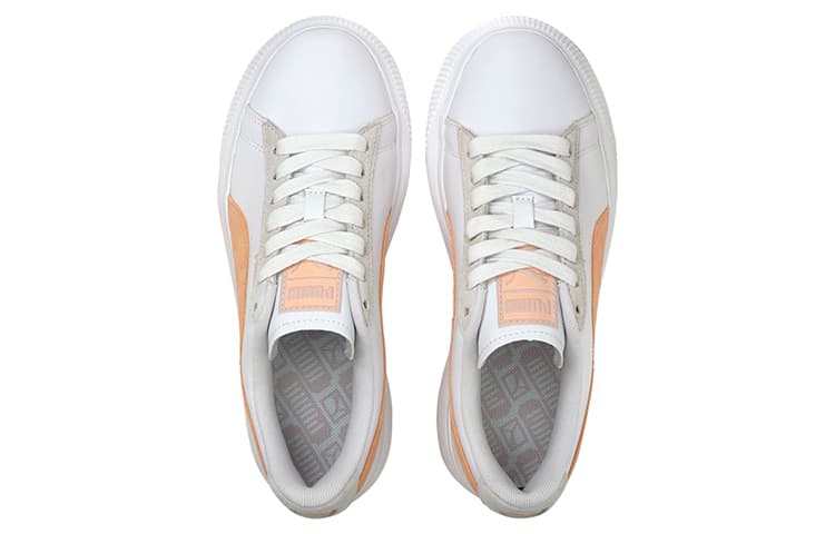 PUMA Suede Mayu White Orange Women's 5