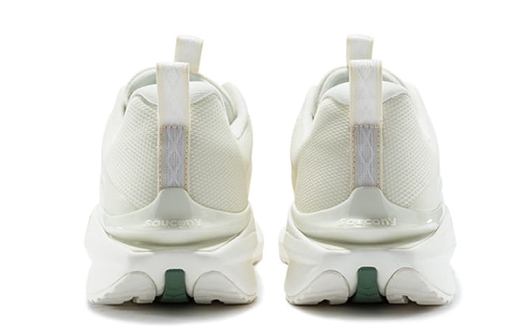 Saucony Coyote Hybrid Running Shoes Unisex Low-Top White Green 2