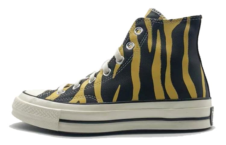 Converse Chuck Taylor All Star 70 Hi Archive Print Sulfur Zebra
