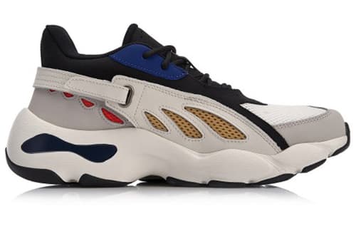 LiNing Chunky Sneakers Men Low-Top Blue/White 3
