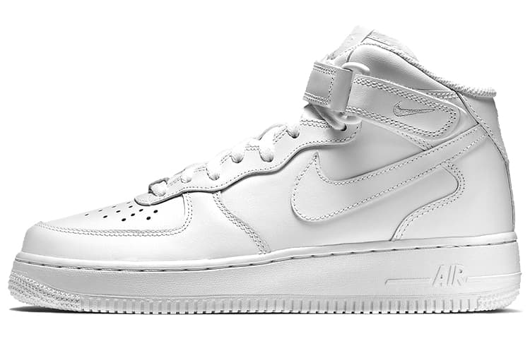 Nike Air Force 1 '07 Mid ''Triple White'' Sneakers 2