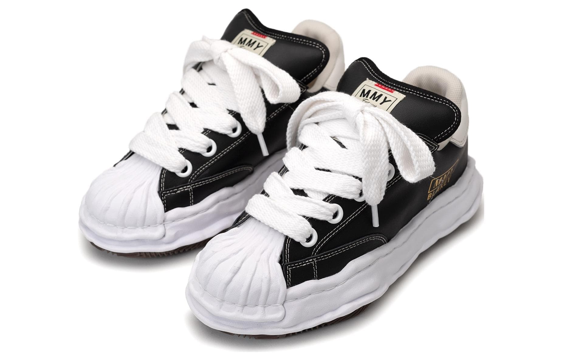 MIHARA YASUHIRO Blakey Puffer Low Black 5