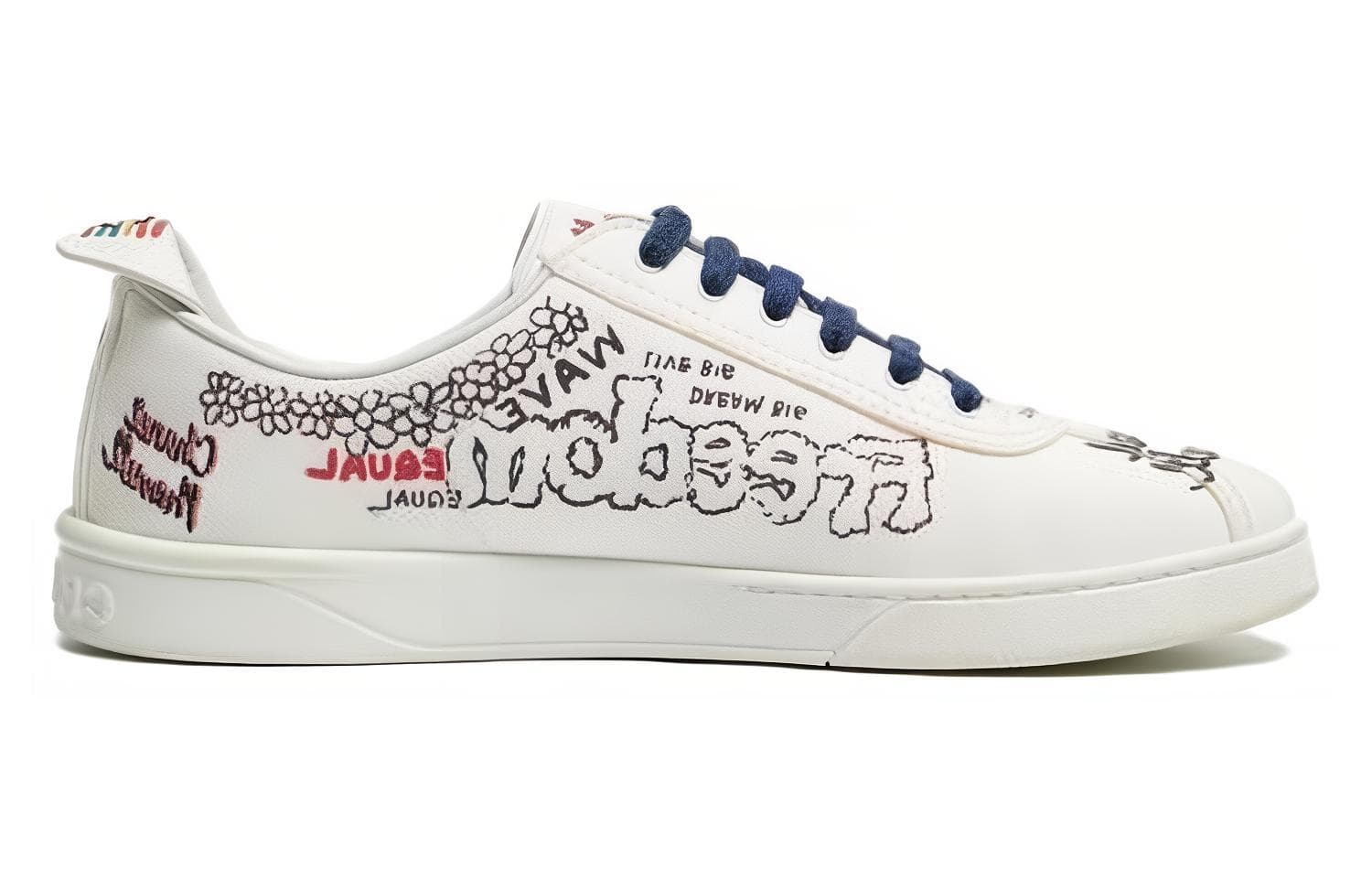 Pharrell x CHANEL Logos Stylish Skateboarding Shoes Women's White 3