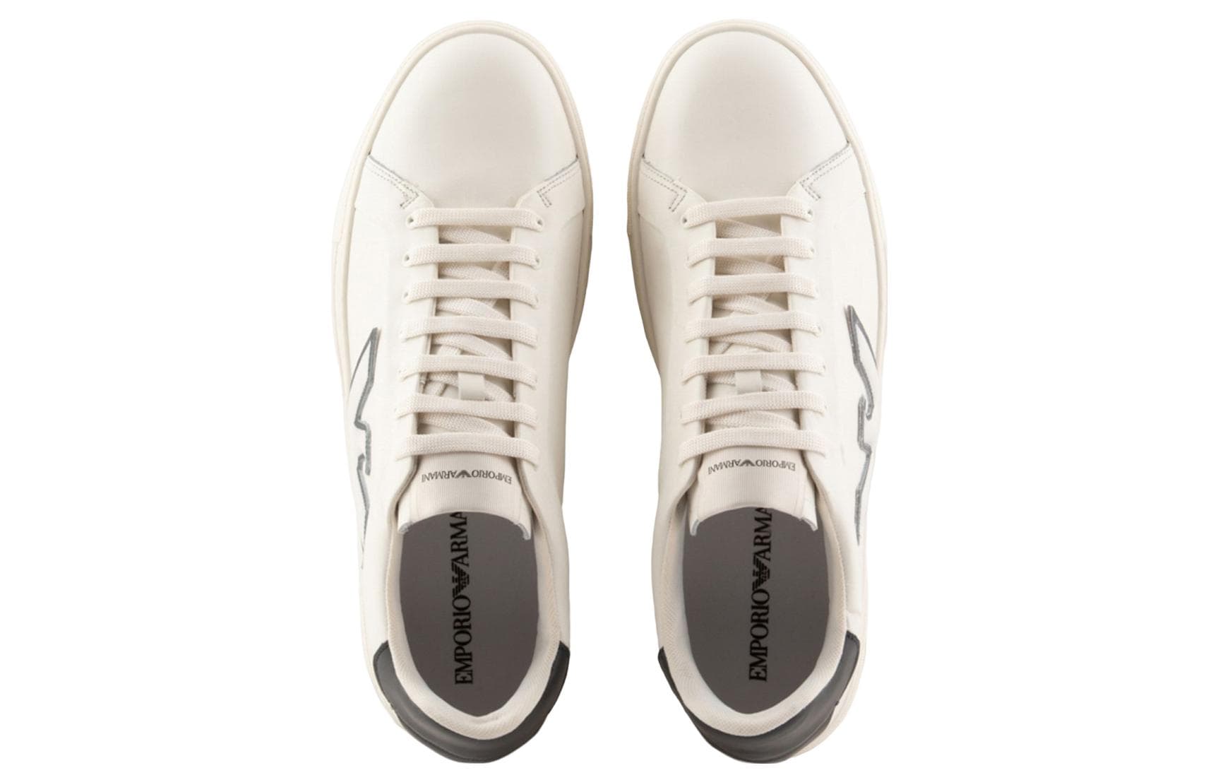 EMPORIO ARMANI Logo-patch Low-top Sneakers 5