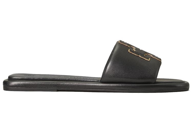 TORY BURCH Double T Patch Sport Slides 4
