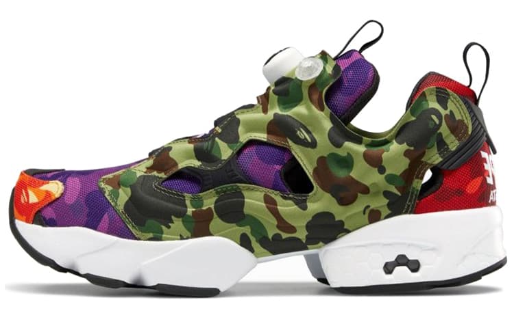 Reebok Instapump Fury Bape Multi Camo 3