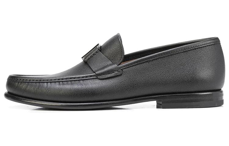 Ferragamo Gancini Men's Casual Shoes Men Low-Top Black 2