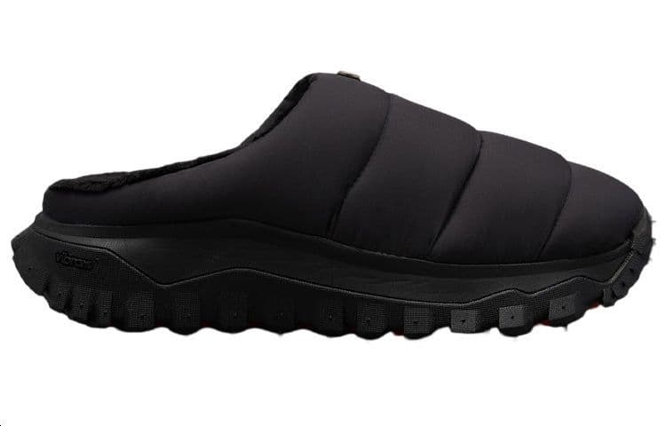 Moncler Rubber Sole Quick Dry Wrap-toe Slippers Men's Black 4