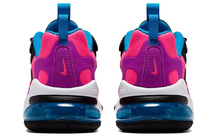 Nike Air Max 270 React Black Hyper Pink Vivid Purple GS 6