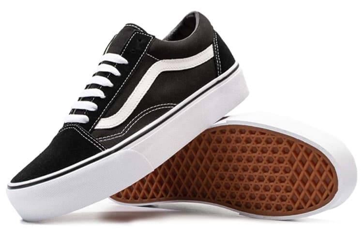 Vans Old Skool Platform Black White 6