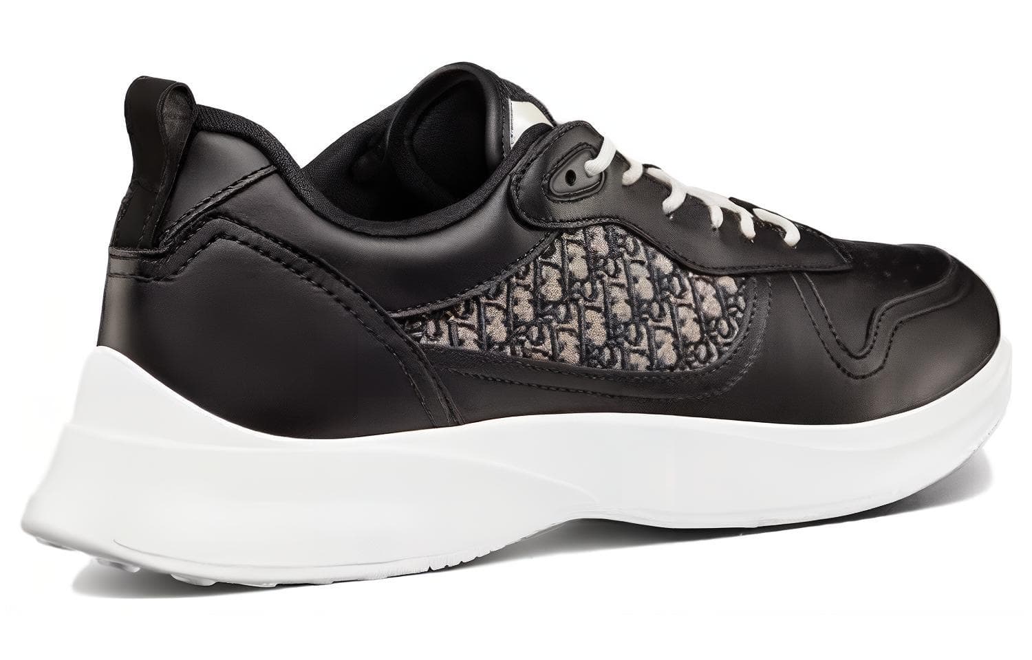 DIOR B25 Runner Black Smooth Calfskin Oblique Jacquard 6