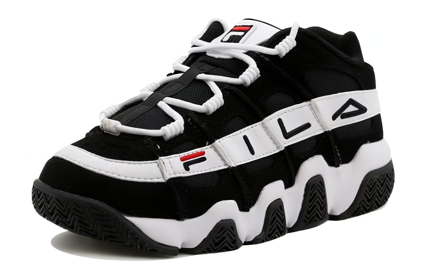 FILA Barricade Xt 97 Low Top Daddy Shoes Black/White 4