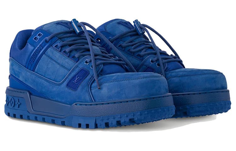 LOUIS VUITTON LV Trainer Maxi Sneaker Blue 4