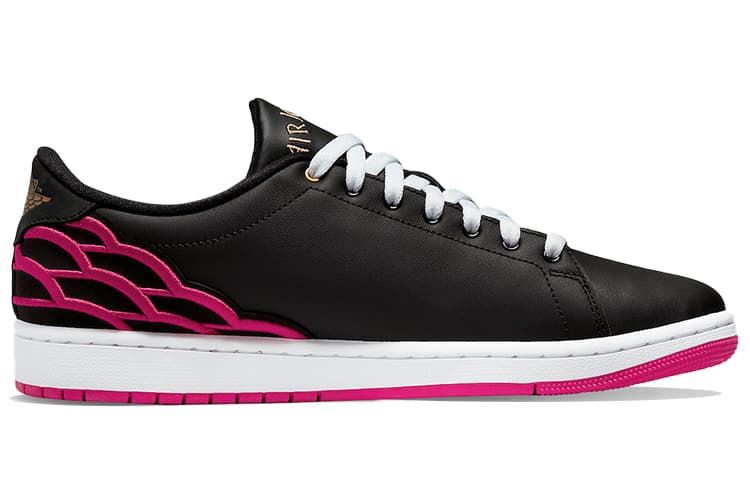 JORDAN 1 Centre Court Black Pink White Women's 3