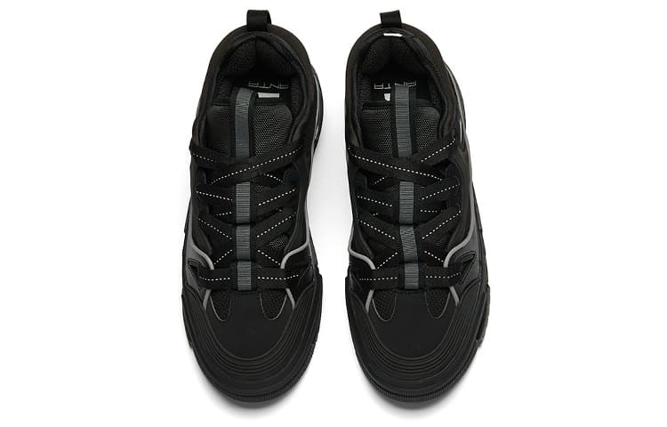 ANTA Bump Skateboard Shoes Men Low-Top Black 5