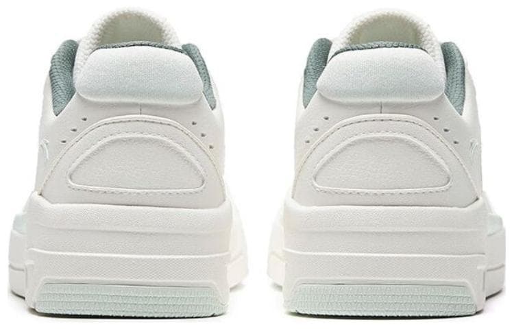 Anta 982GZ Anti-Slip Wear-Resistant Low-Top Skateboard Shoes Women's White Green 5
