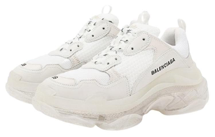 Balenciaga Triple S Clear Sole White 5