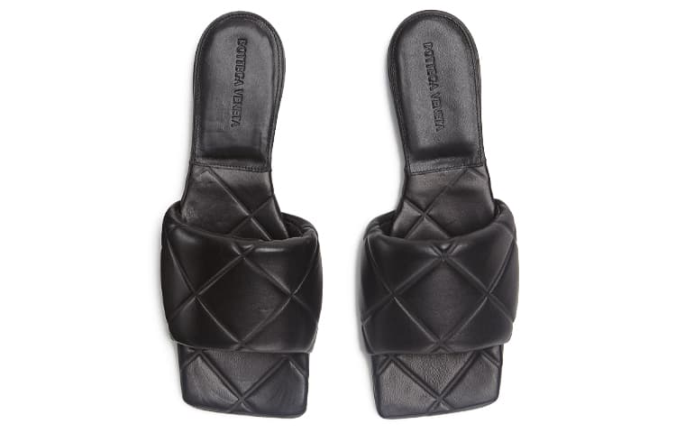 Bottega Veneta Lido Stylish Sandals Women's Black 5