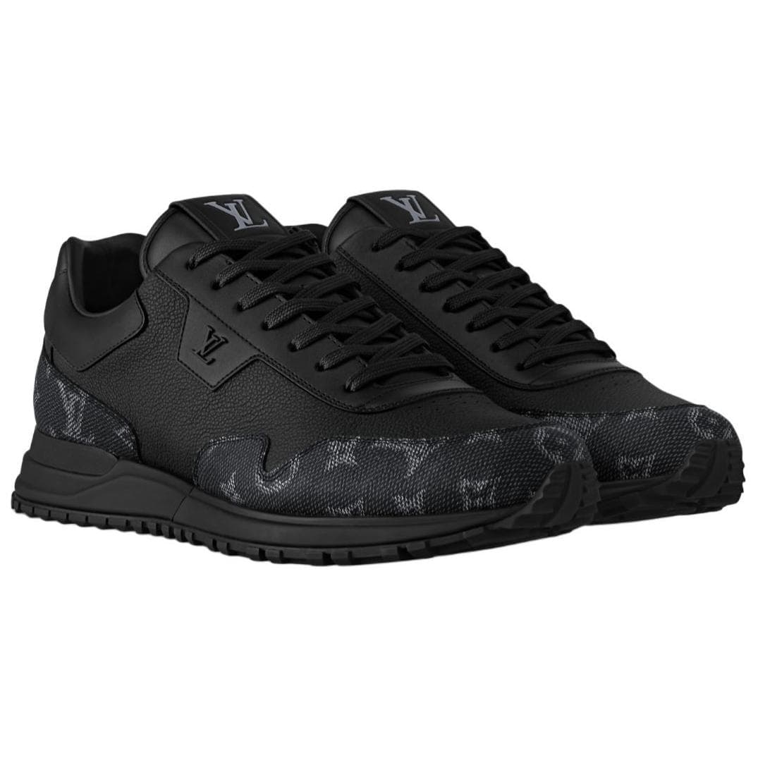 LOUIS VUITTON Run Away 2025 Spring Men's Collection Low-Top Casual Shoes Men's Black 5