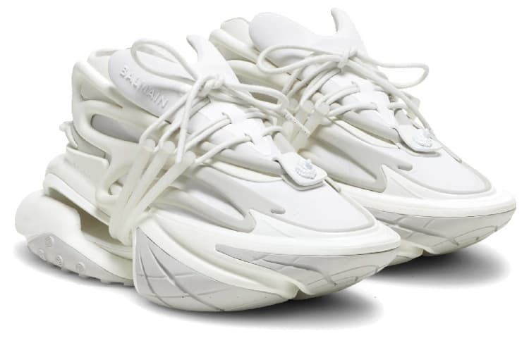 BALMAIN Unicorn Lace Up Chunky Sneakers Women's 5