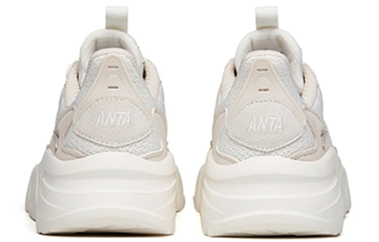 Anta Lifestyle Series Versatile Casual Sneakers Low-Top Casual Shoes Men's White Grey
